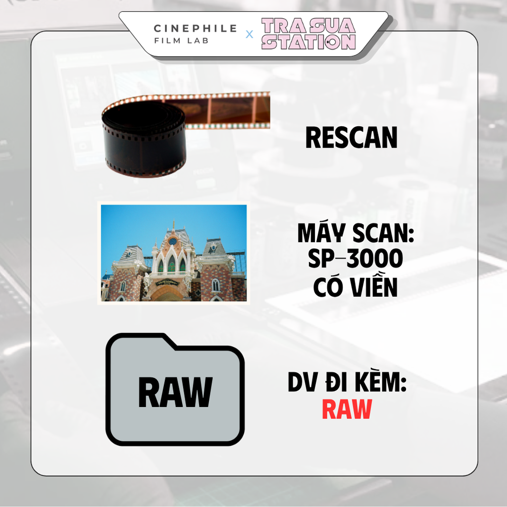 Tráng film Cinephile x Trà Sữa Station