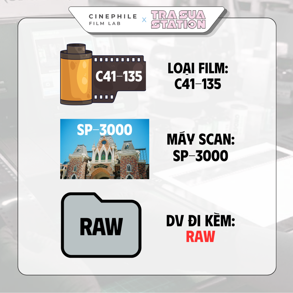 Tráng film Cinephile x Trà Sữa Station