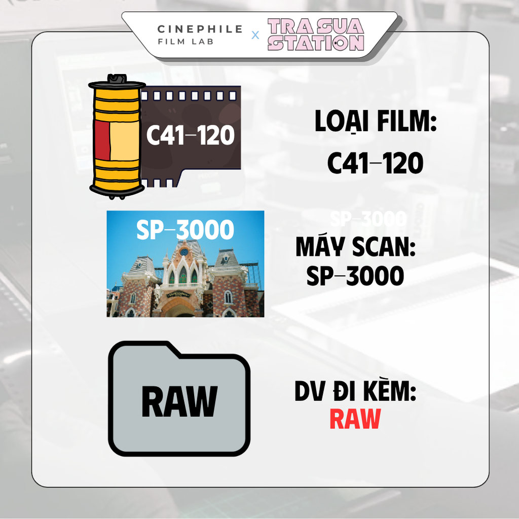 Tráng film Cinephile x Trà Sữa Station