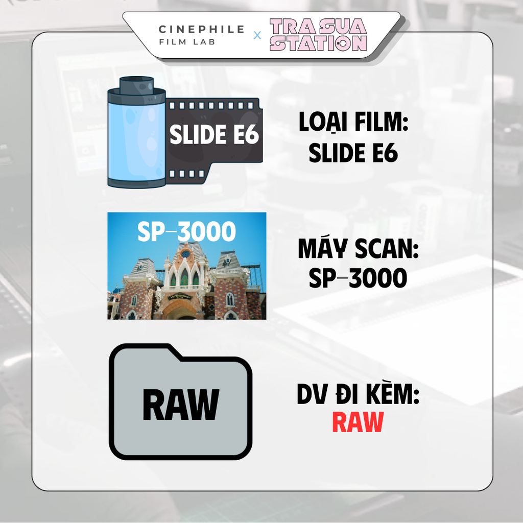 Tráng film Cinephile x Trà Sữa Station
