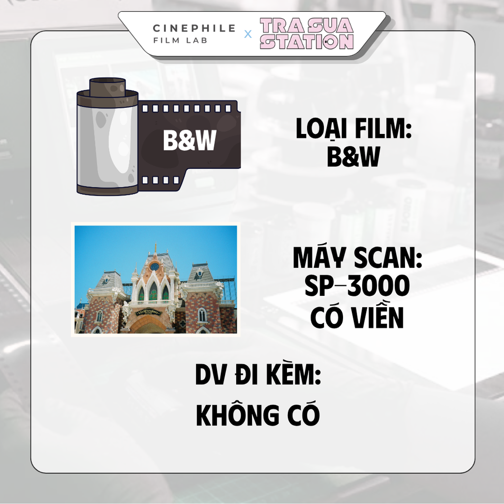 Tráng film Cinephile x Trà Sữa Station