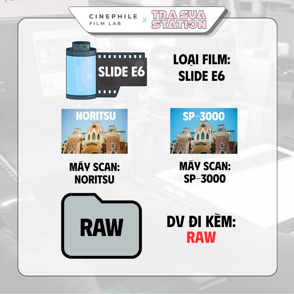 Tráng film Cinephile x Trà Sữa Station
