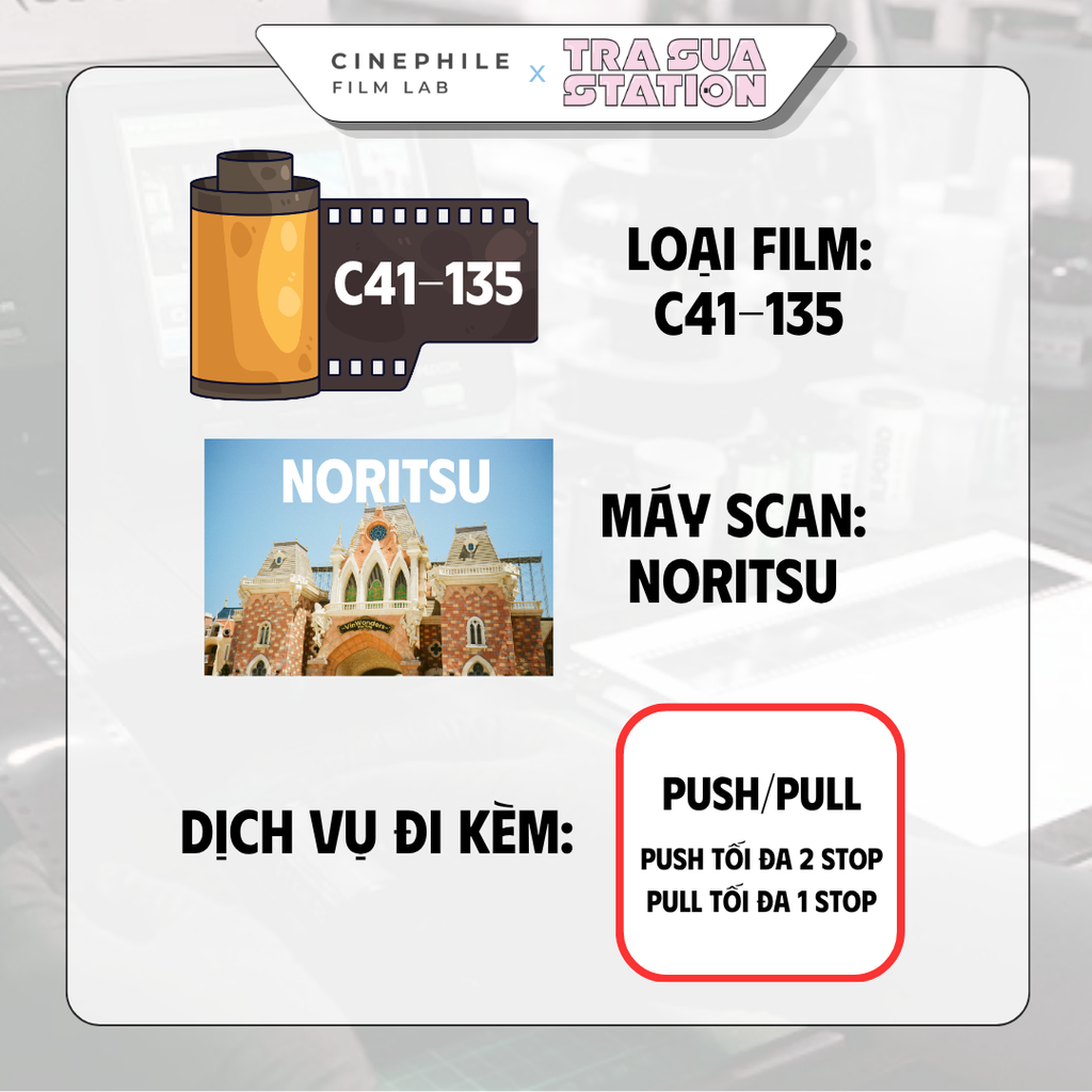 Tráng film Cinephile x Trà Sữa Station