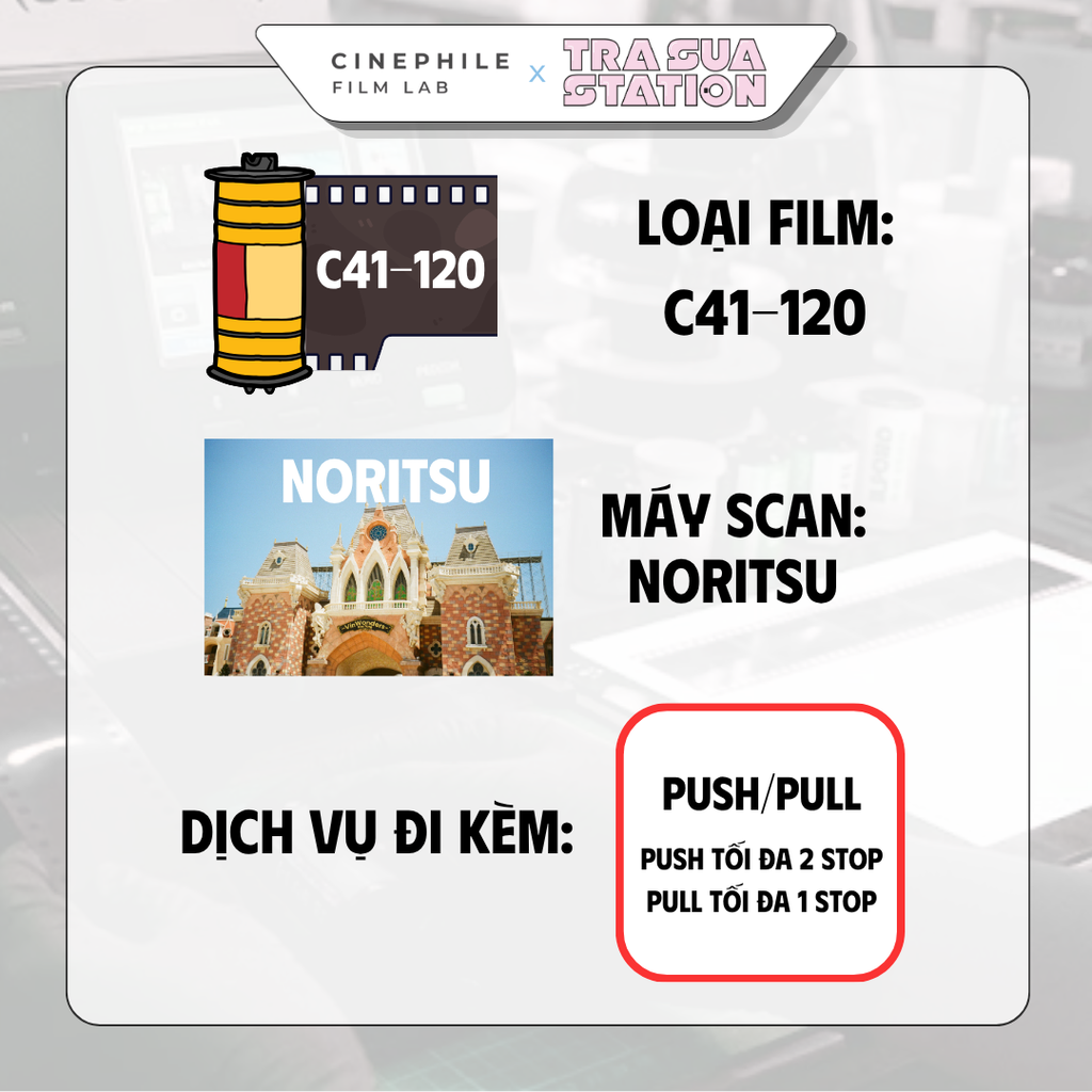 Tráng film Cinephile x Trà Sữa Station