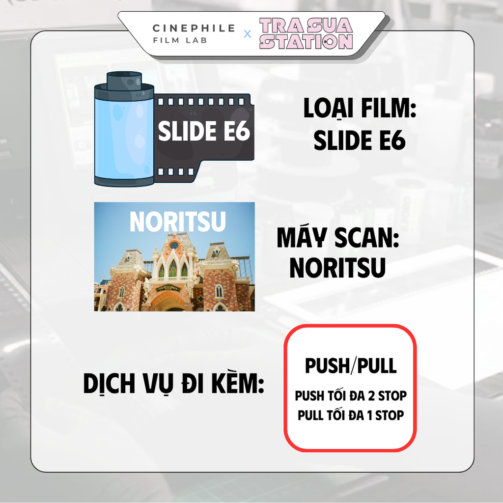 Tráng film Cinephile x Trà Sữa Station