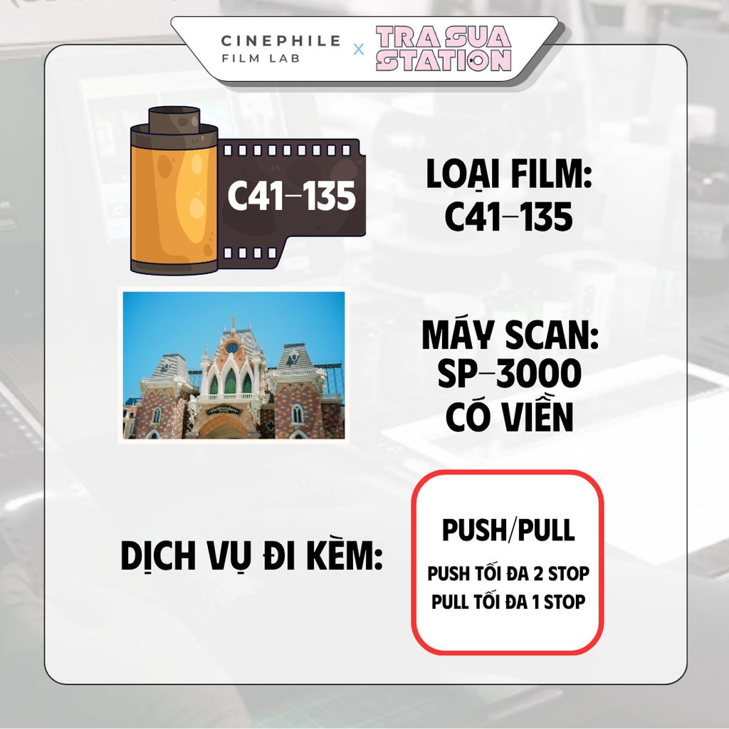 Tráng film Cinephile x Trà Sữa Station