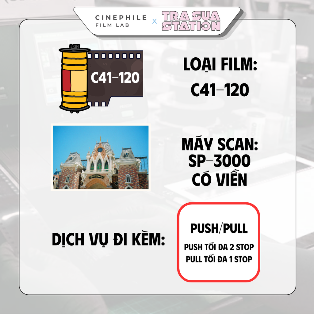 Tráng film Cinephile x Trà Sữa Station