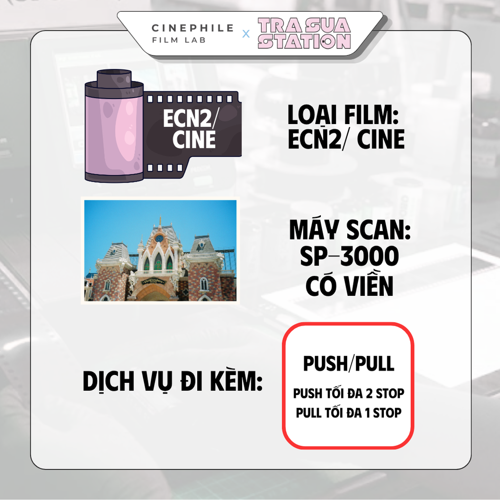 Tráng film Cinephile x Trà Sữa Station