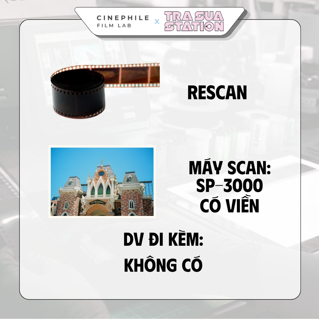 Tráng film Cinephile x Trà Sữa Station