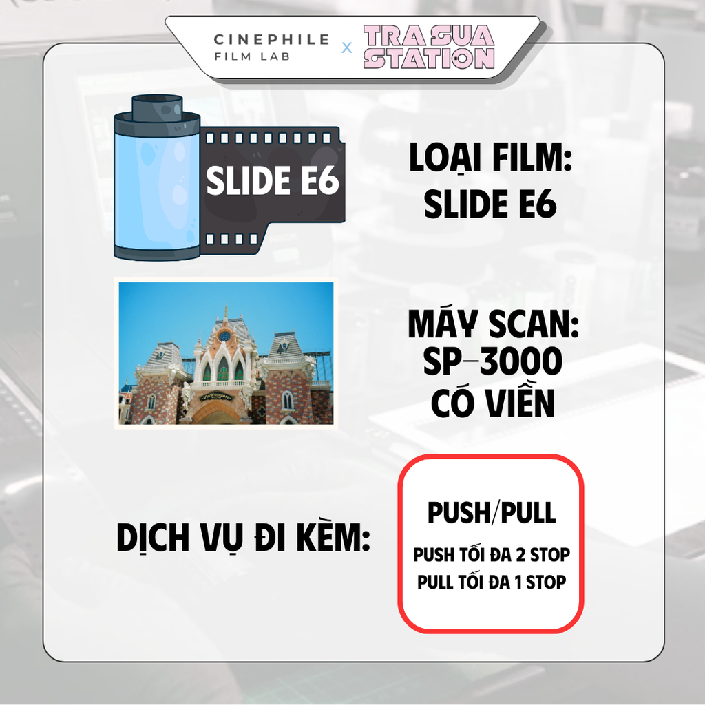 Tráng film Cinephile x Trà Sữa Station