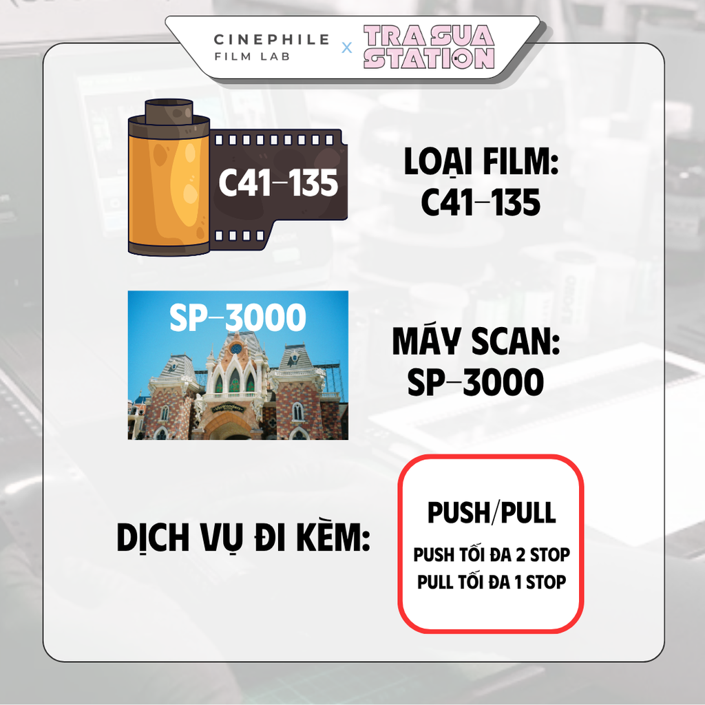 Tráng film Cinephile x Trà Sữa Station