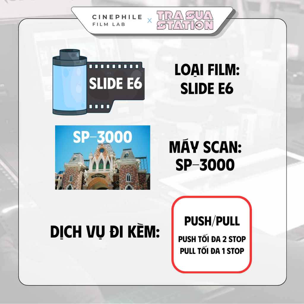 Tráng film Cinephile x Trà Sữa Station