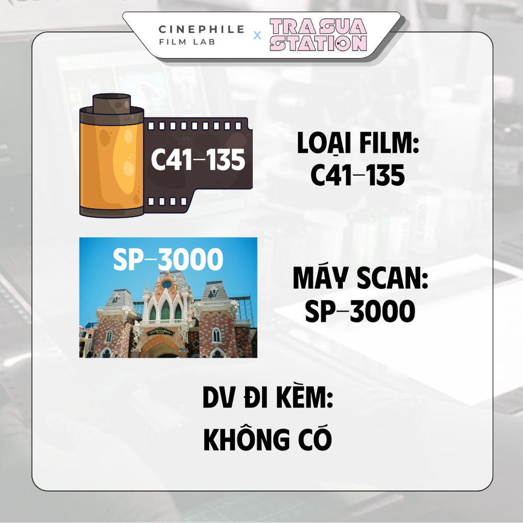 Tráng film Cinephile x Trà Sữa Station