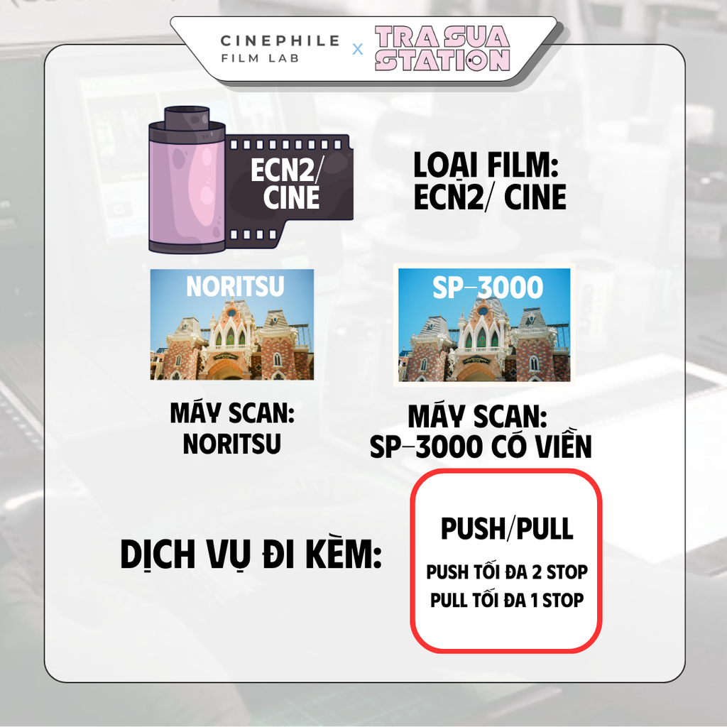 Tráng film Cinephile x Trà Sữa Station
