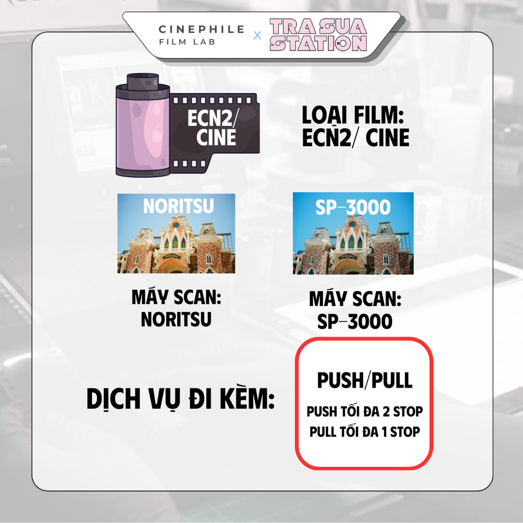 Tráng film Cinephile x Trà Sữa Station