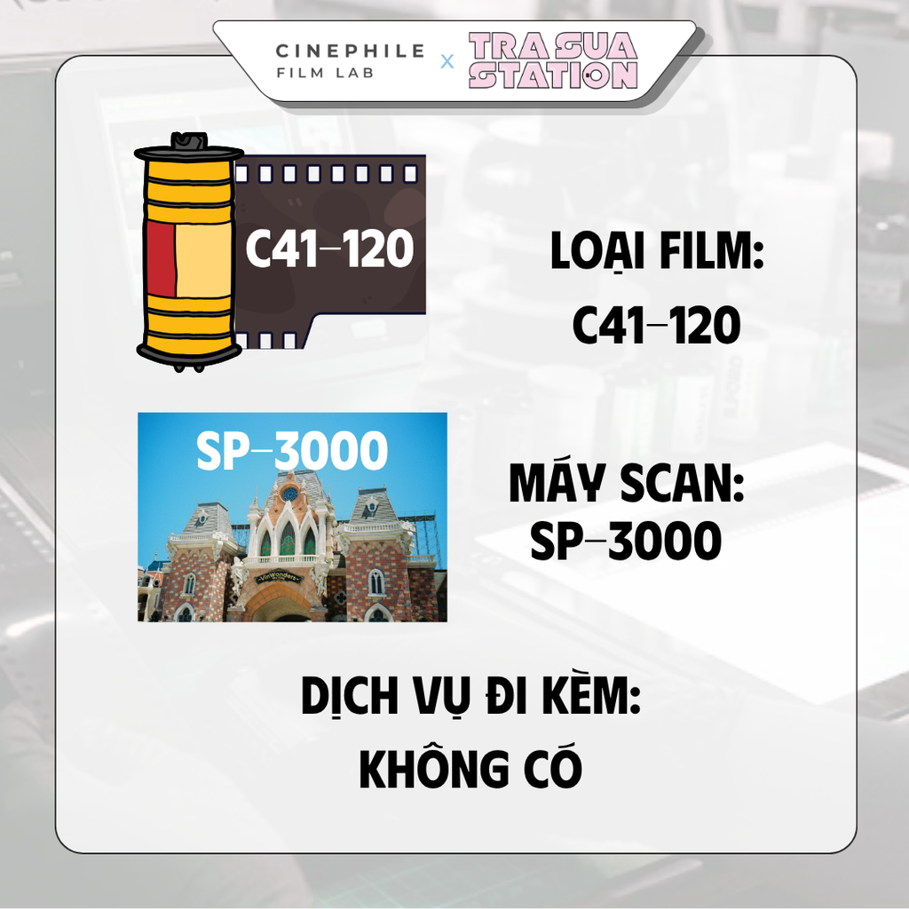 Tráng film Cinephile x Trà Sữa Station