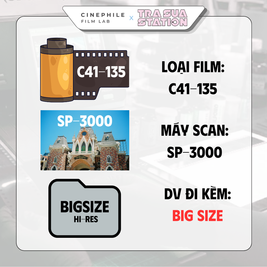 Tráng film Cinephile x Trà Sữa Station