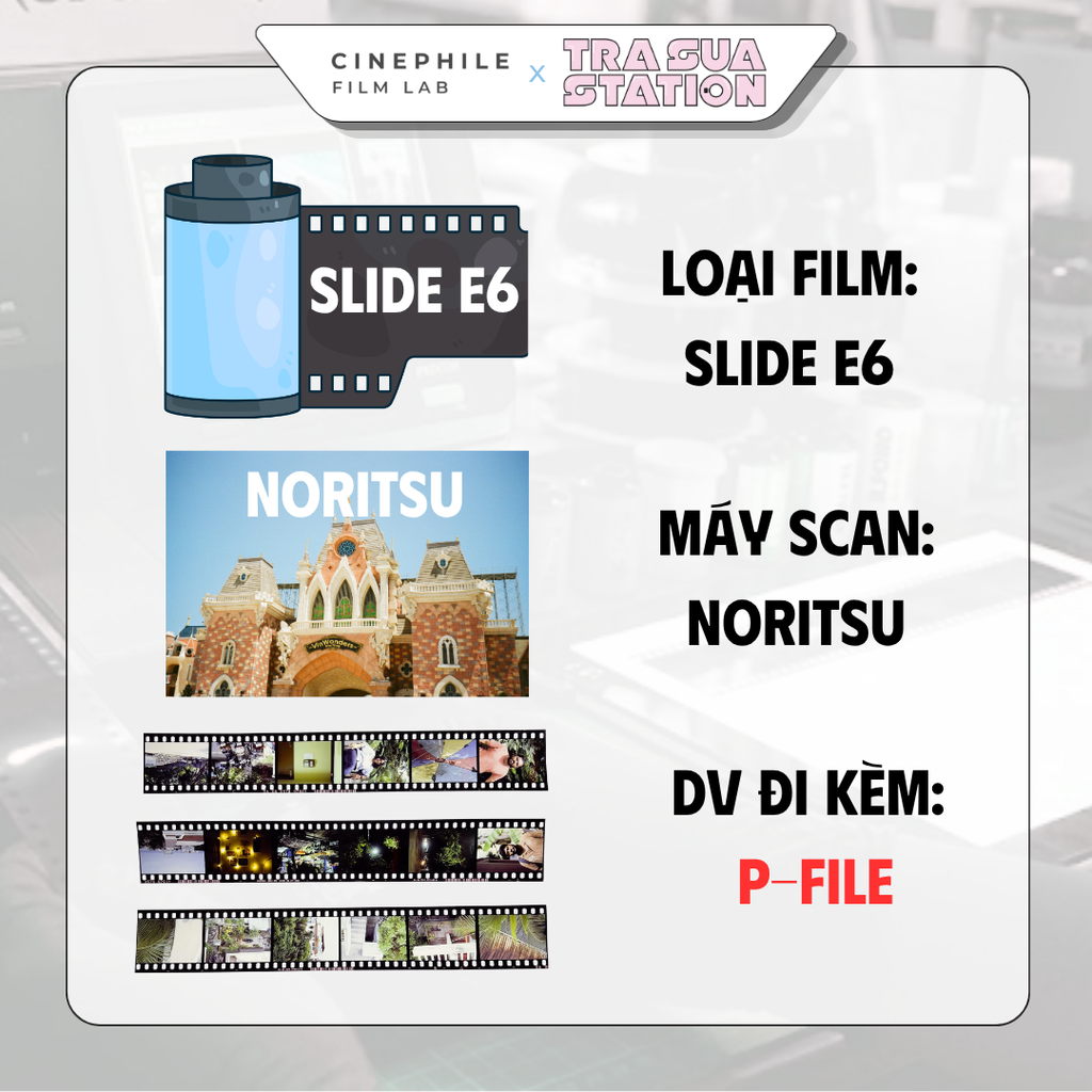 Tráng film Cinephile x Trà Sữa Station
