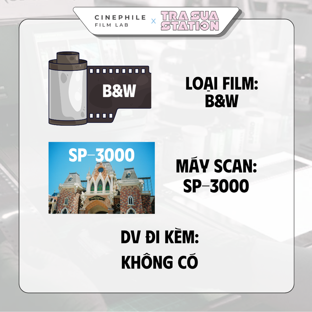 Tráng film Cinephile x Trà Sữa Station