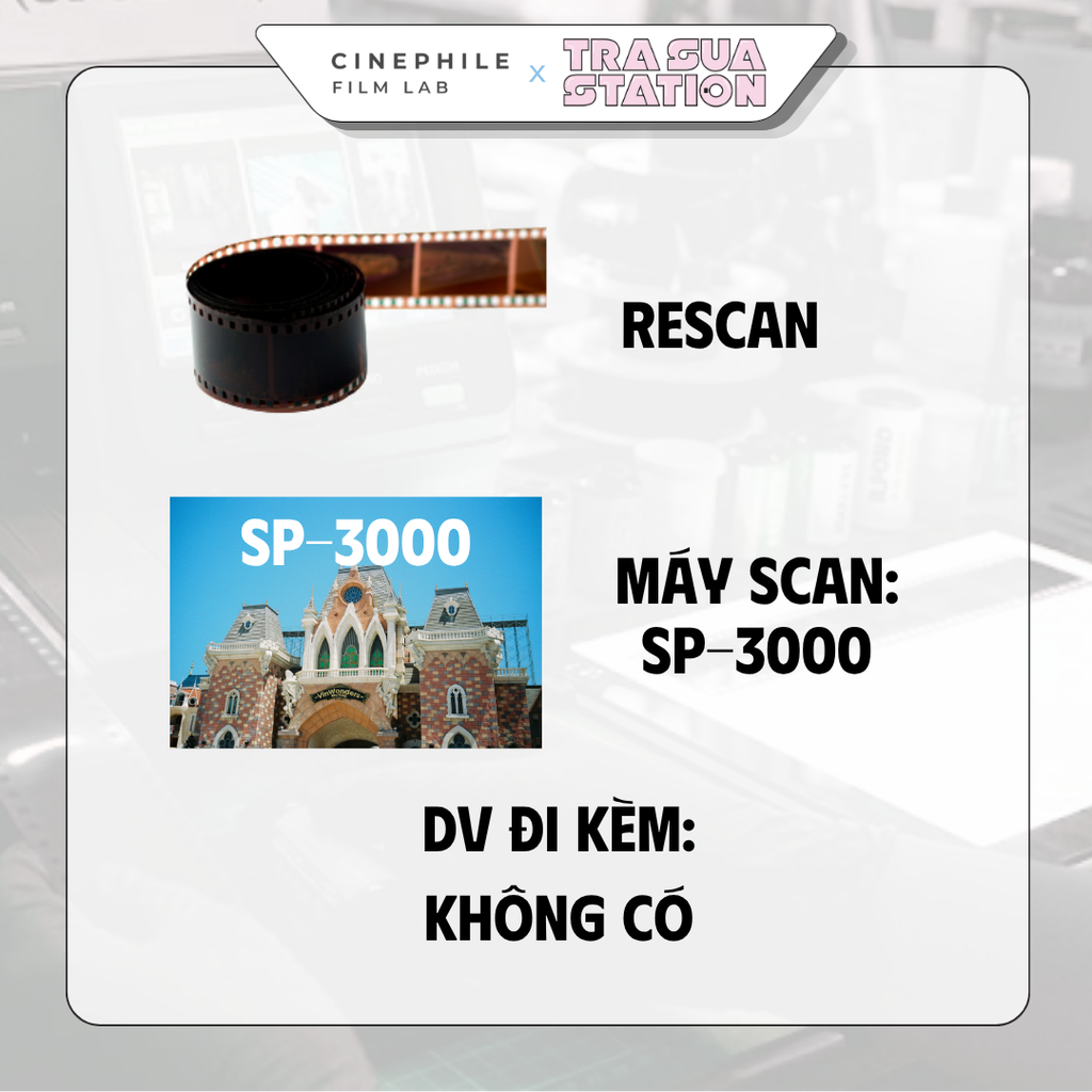 Tráng film Cinephile x Trà Sữa Station