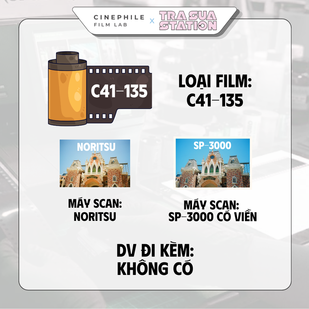 Tráng film Cinephile x Trà Sữa Station
