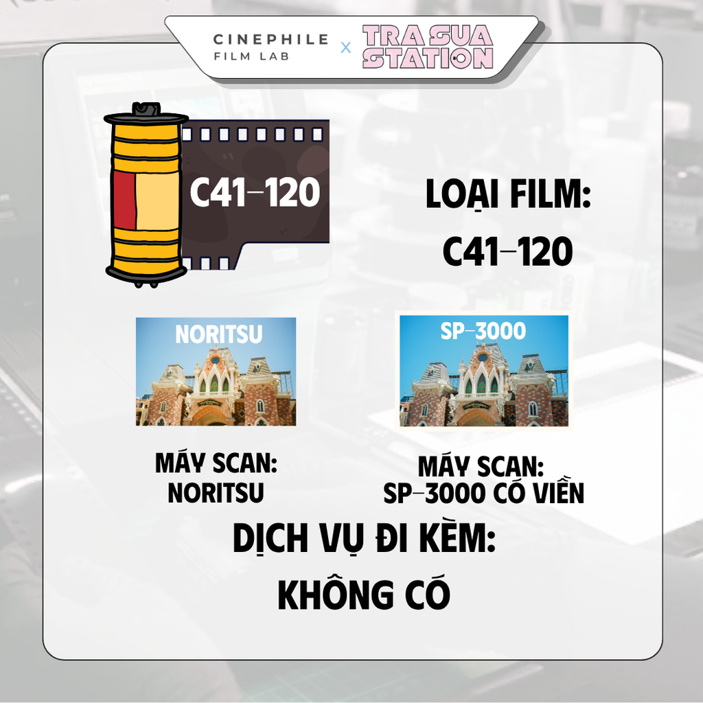 Tráng film Cinephile x Trà Sữa Station