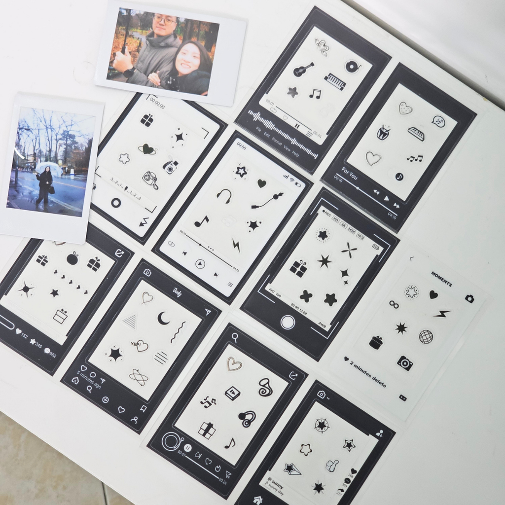 Film Sticker dán viền ảnh trang trí