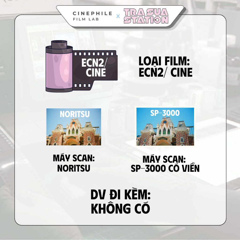 Tráng film Cinephile x Trà Sữa Station