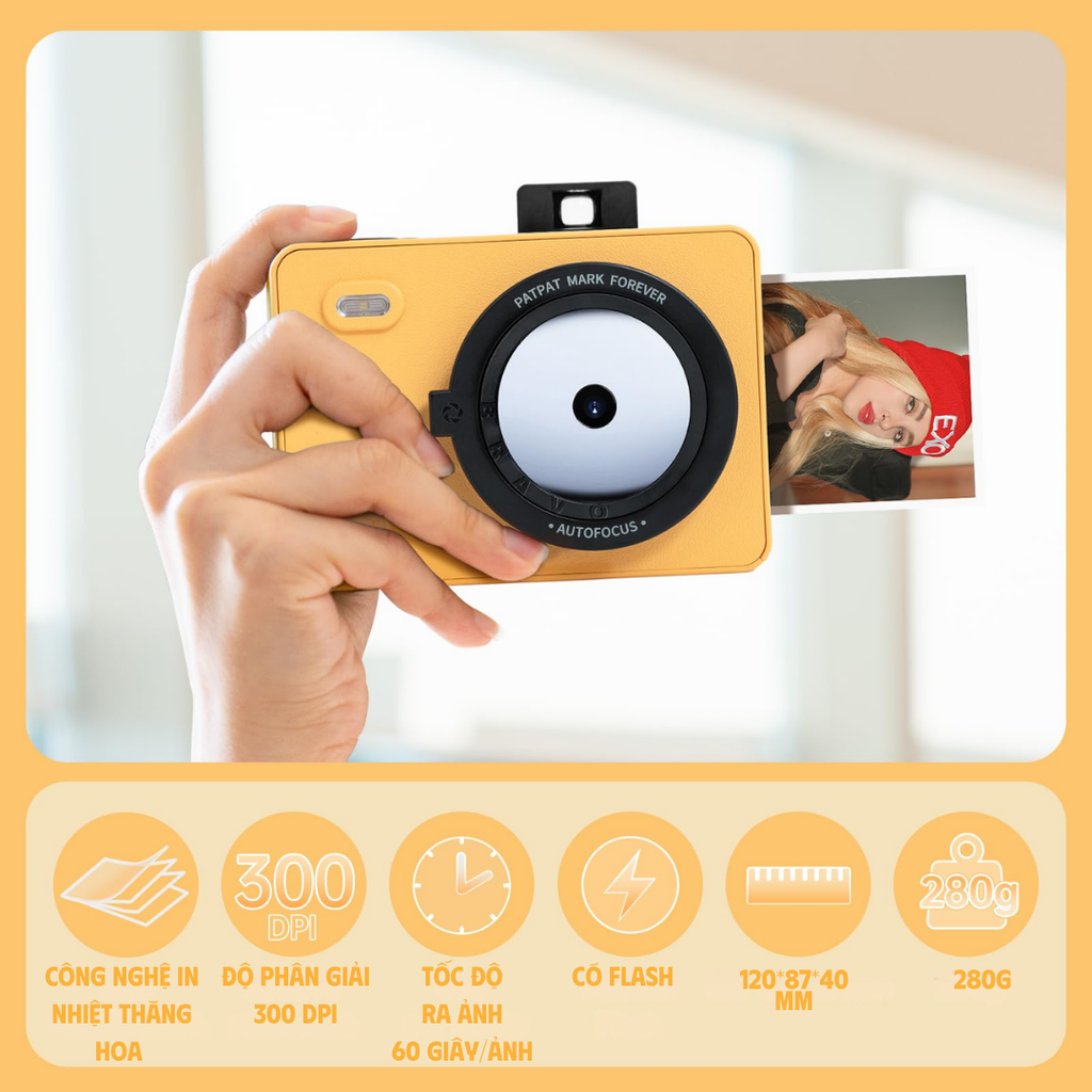 Máy ảnh vừa chụp vừa in HPRT Z5S