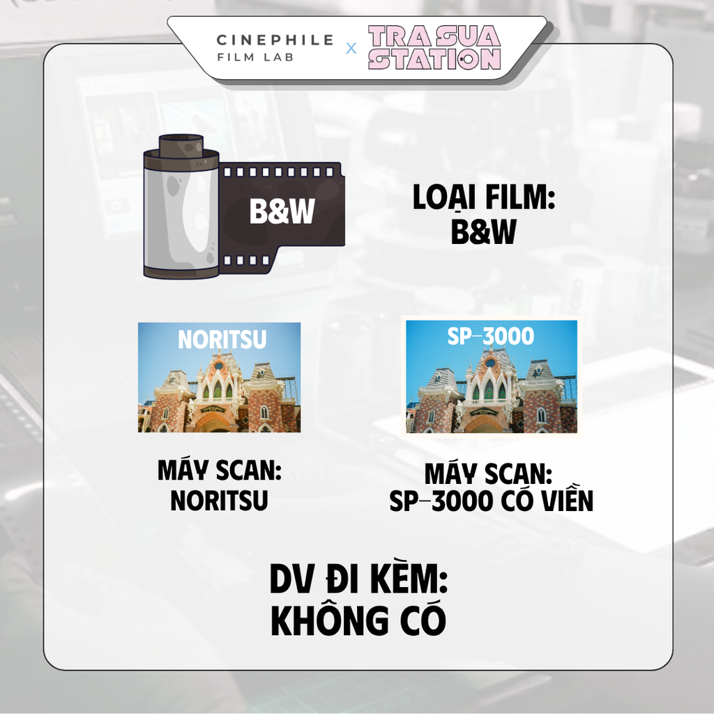 Tráng film Cinephile x Trà Sữa Station