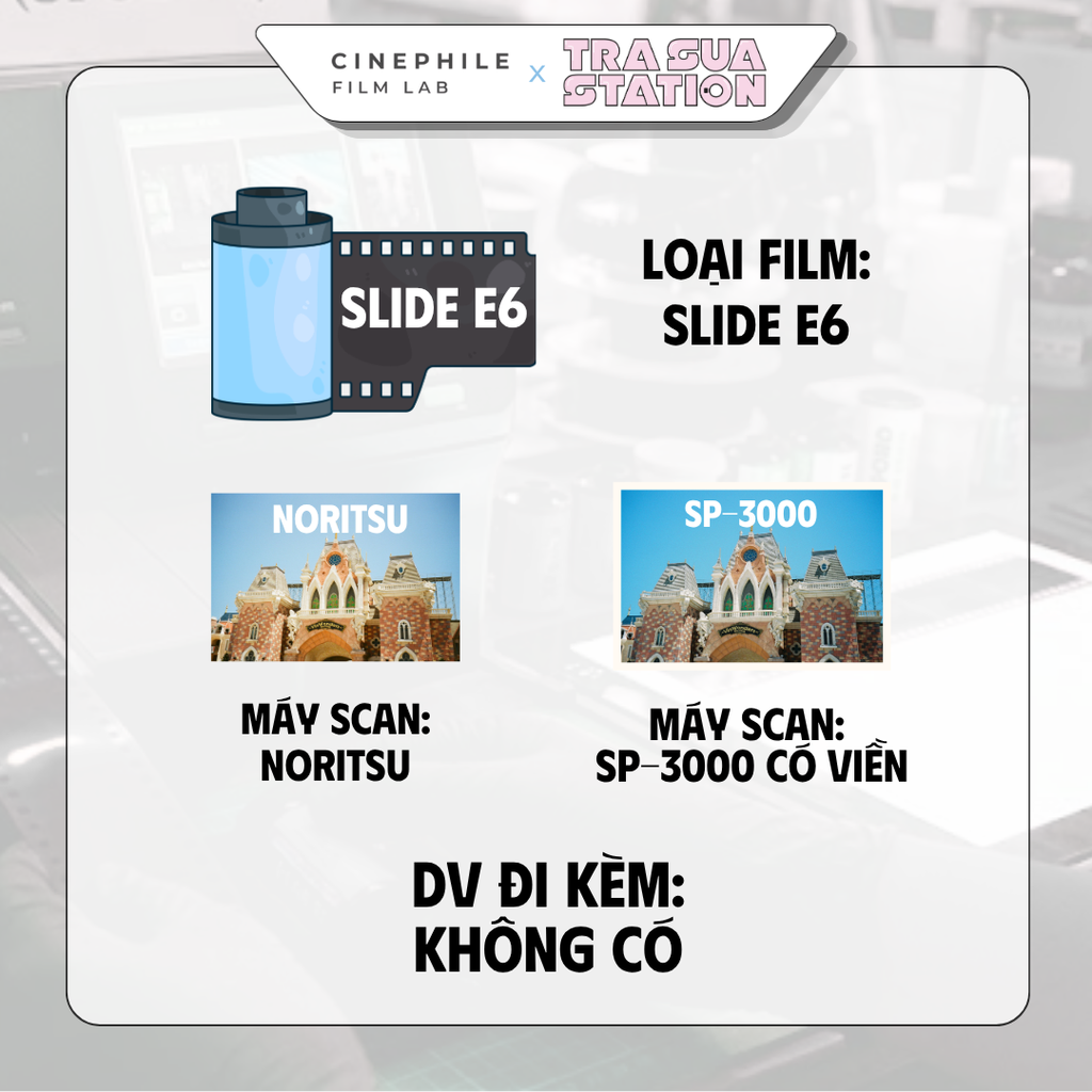 Tráng film Cinephile x Trà Sữa Station