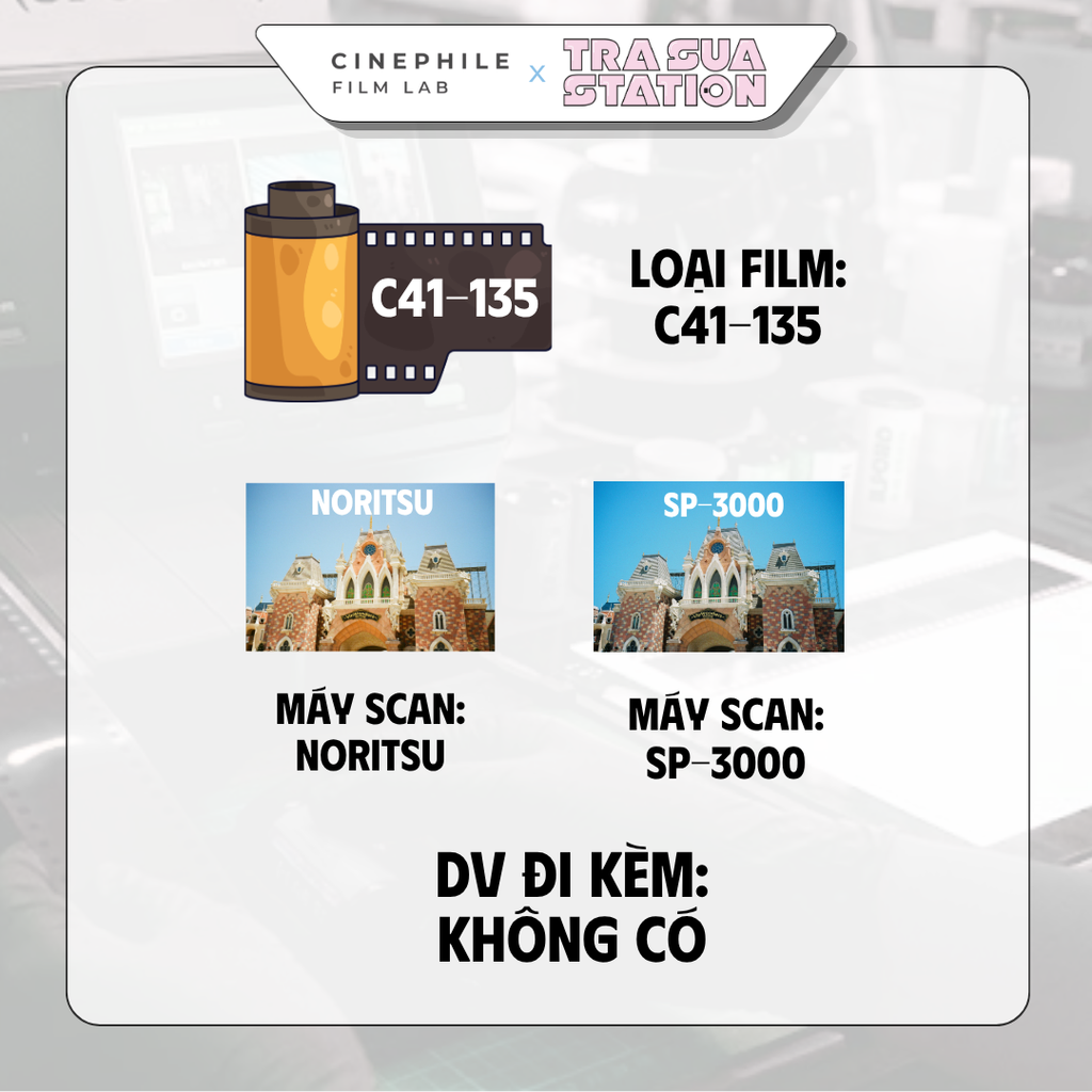 Tráng film Cinephile x Trà Sữa Station