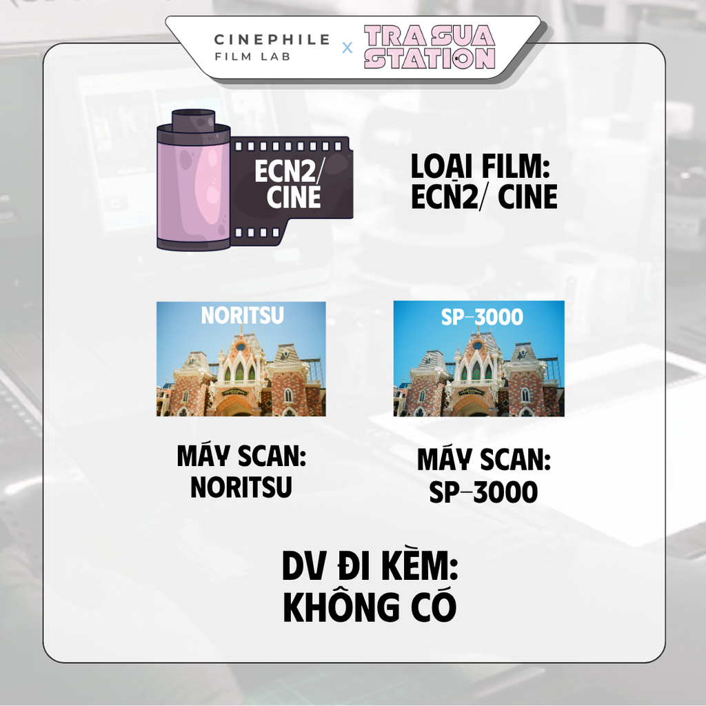 Tráng film Cinephile x Trà Sữa Station