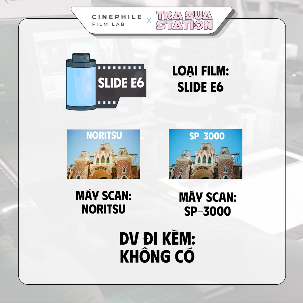 Tráng film Cinephile x Trà Sữa Station