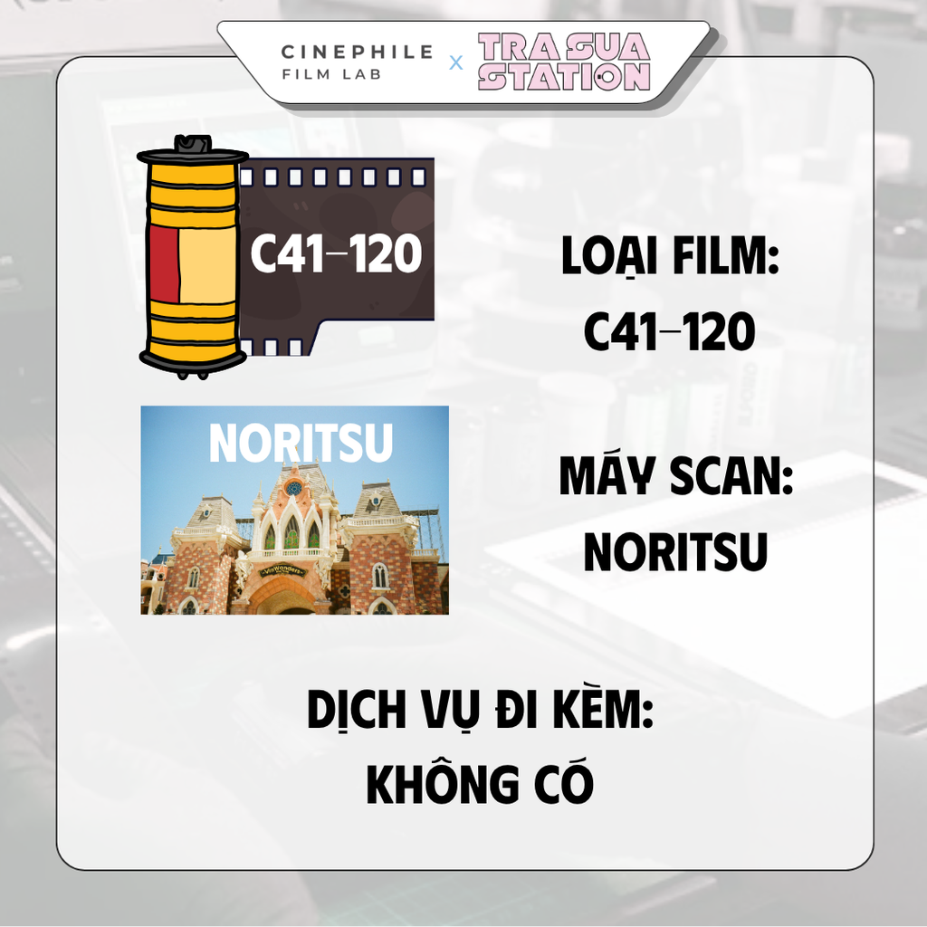 Tráng film Cinephile x Trà Sữa Station