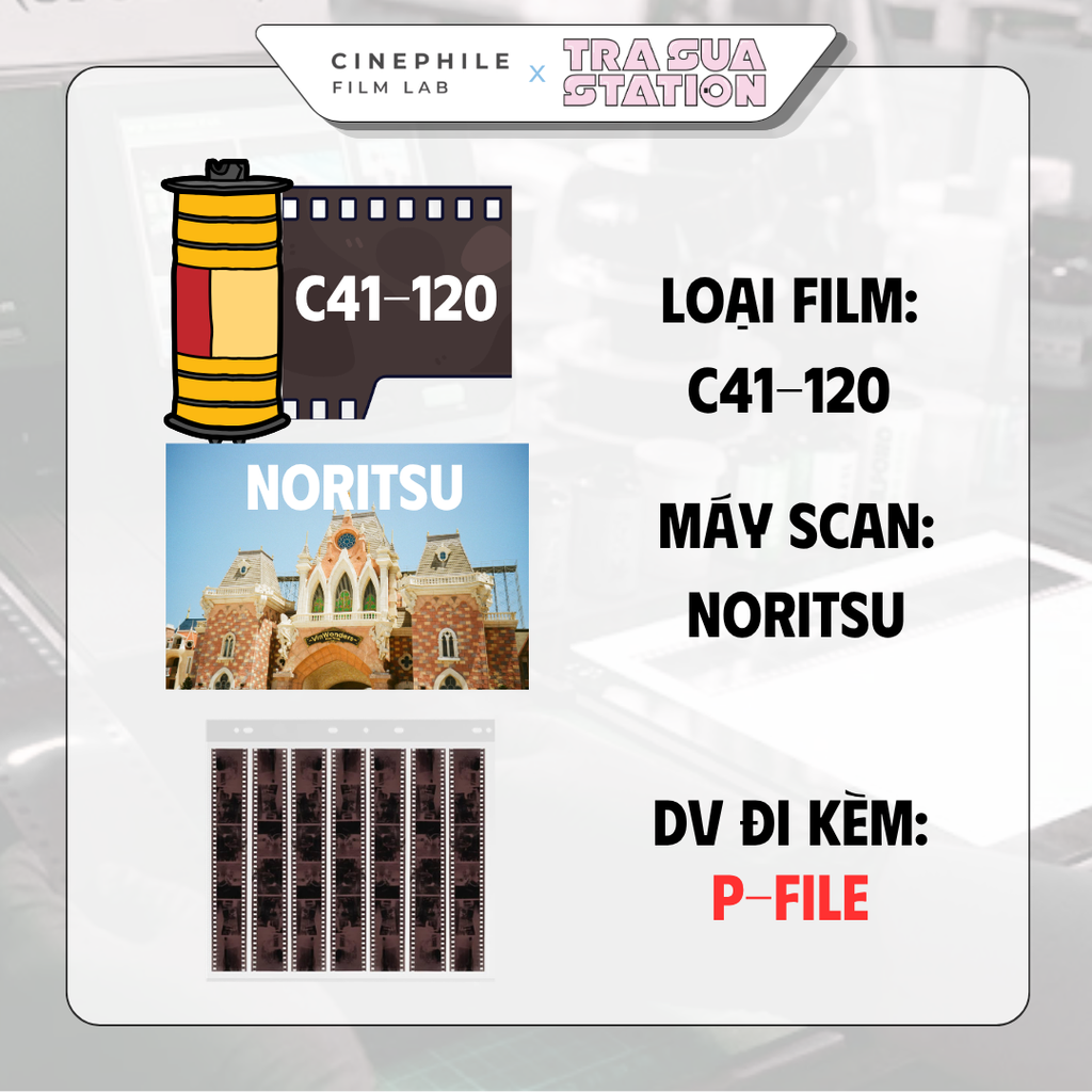 Tráng film Cinephile x Trà Sữa Station