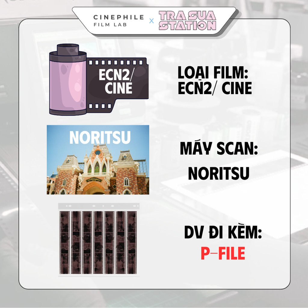 Tráng film Cinephile x Trà Sữa Station