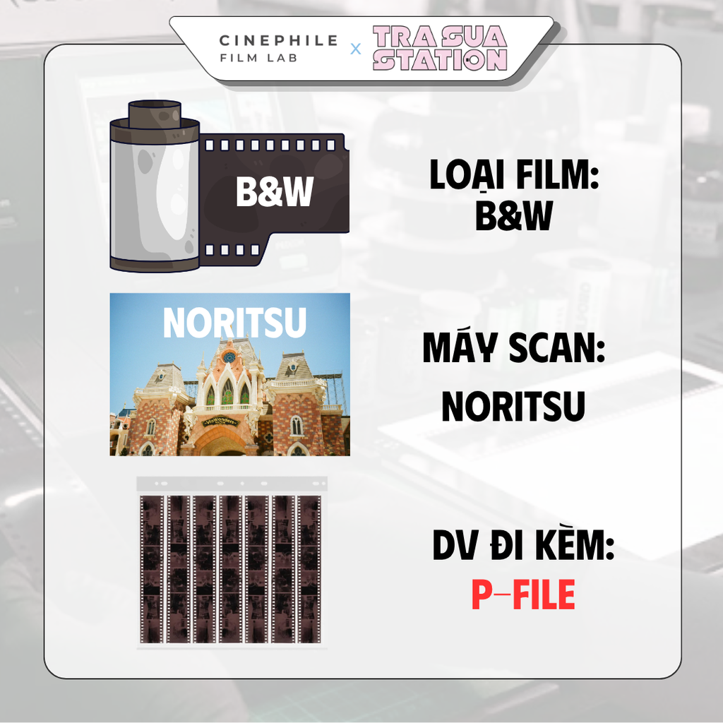 Tráng film Cinephile x Trà Sữa Station
