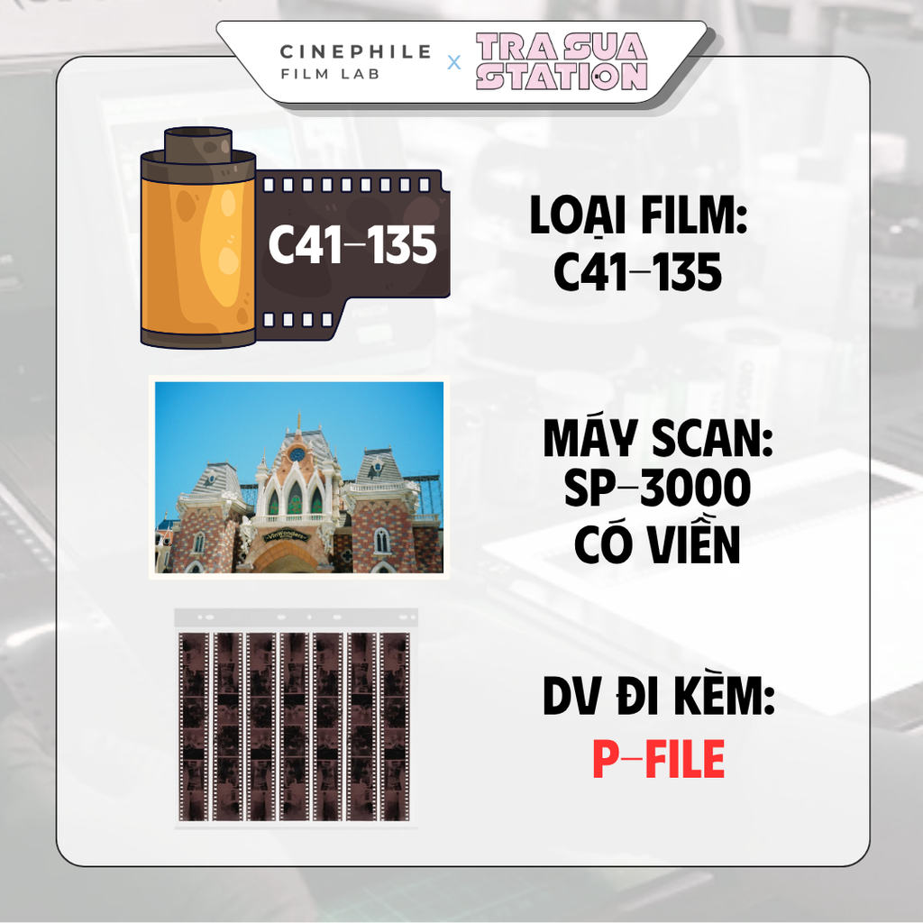 Tráng film Cinephile x Trà Sữa Station