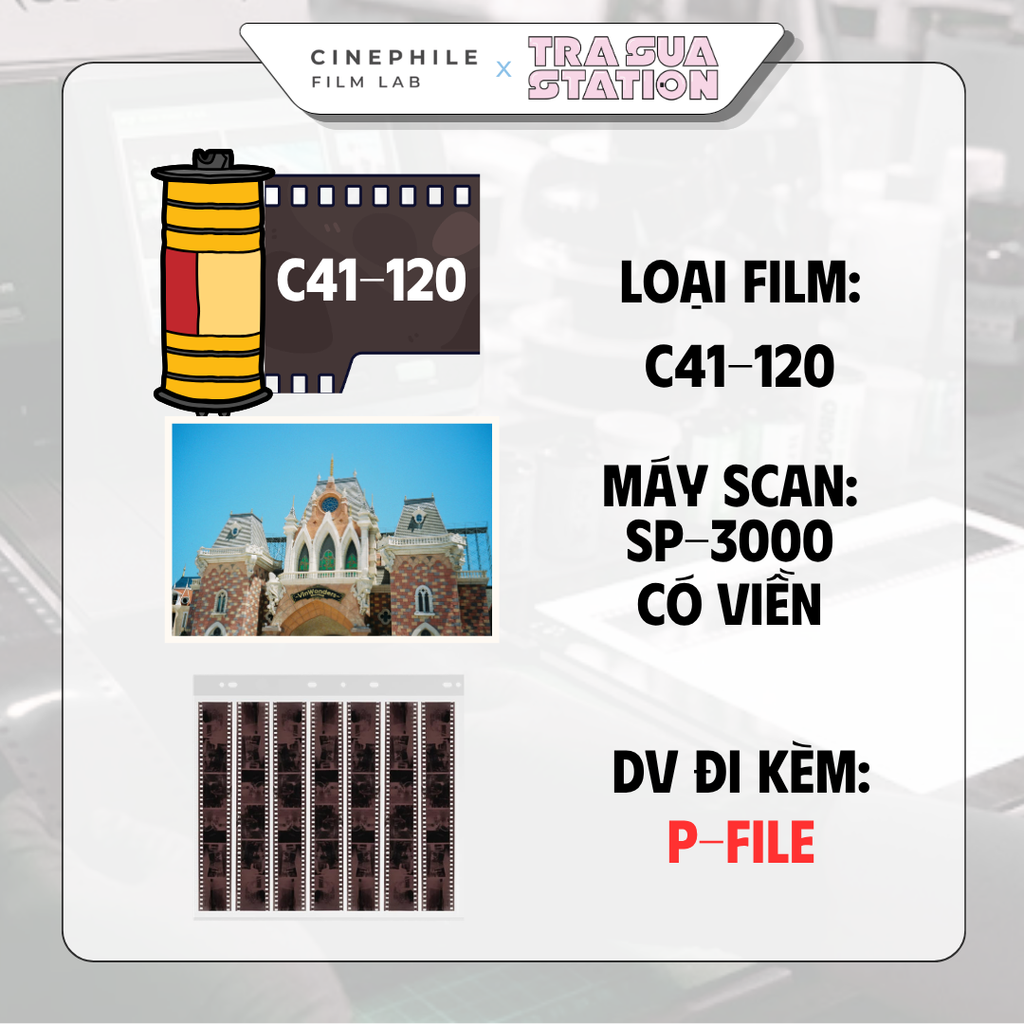Tráng film Cinephile x Trà Sữa Station