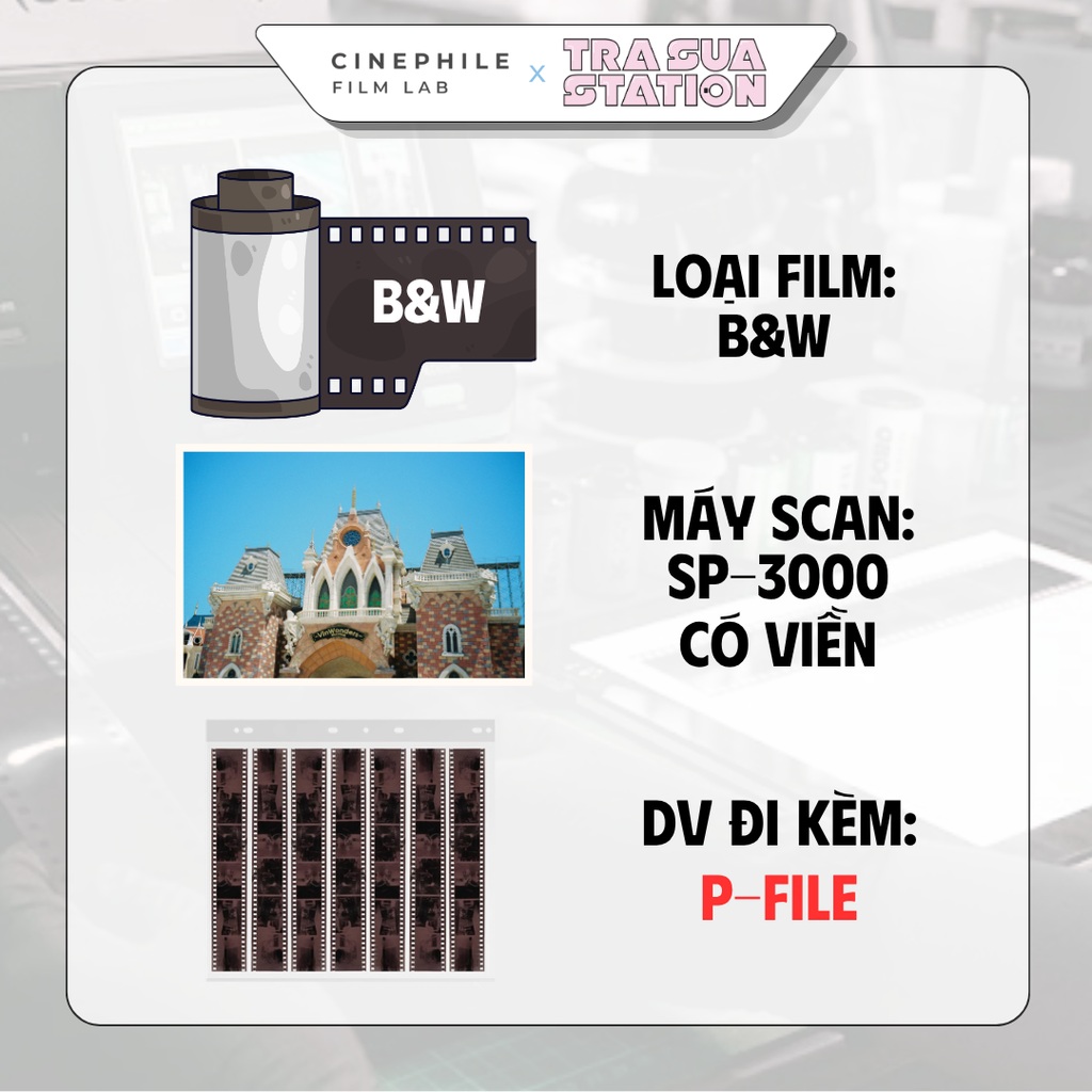 Tráng film Cinephile x Trà Sữa Station
