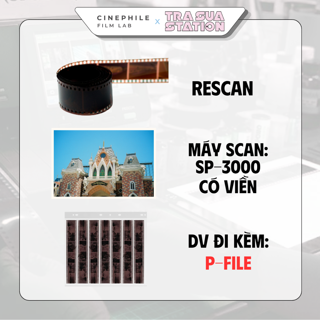 Tráng film Cinephile x Trà Sữa Station