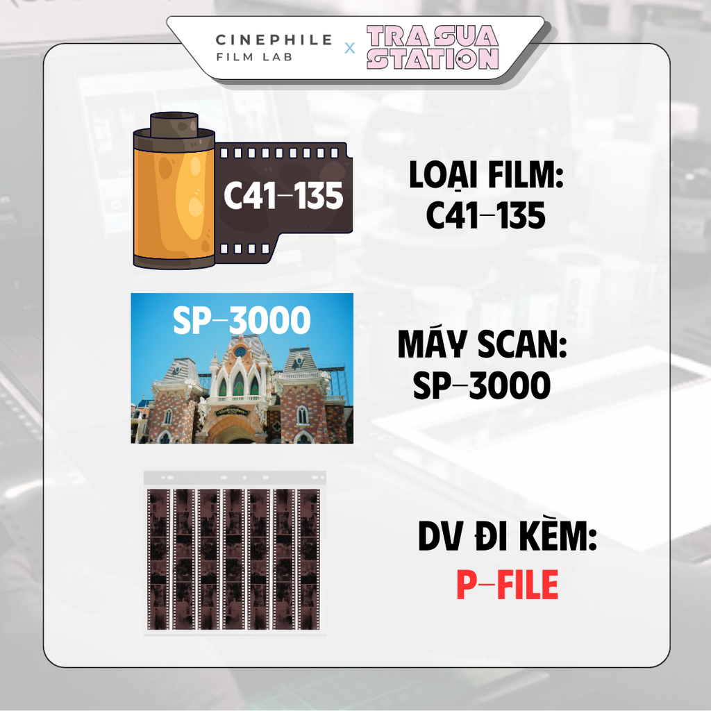 Tráng film Cinephile x Trà Sữa Station