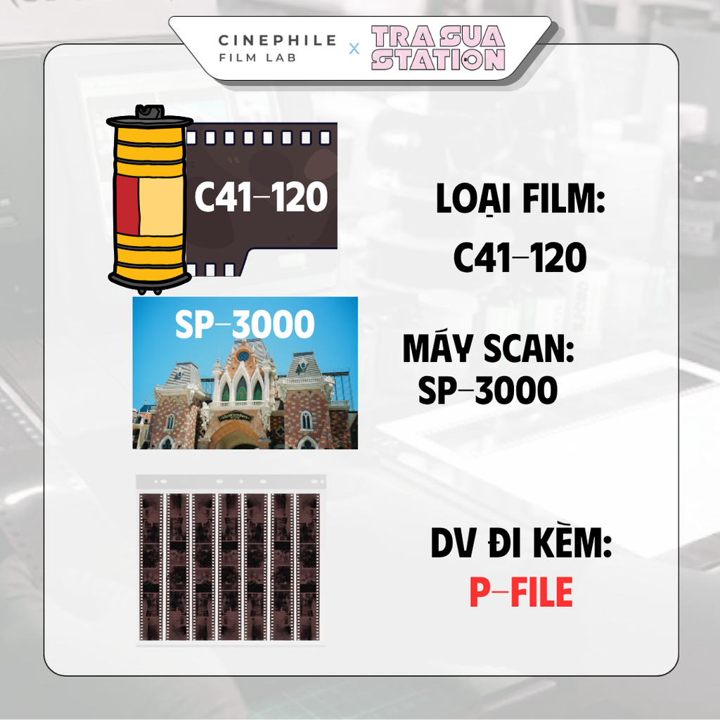 Tráng film Cinephile x Trà Sữa Station