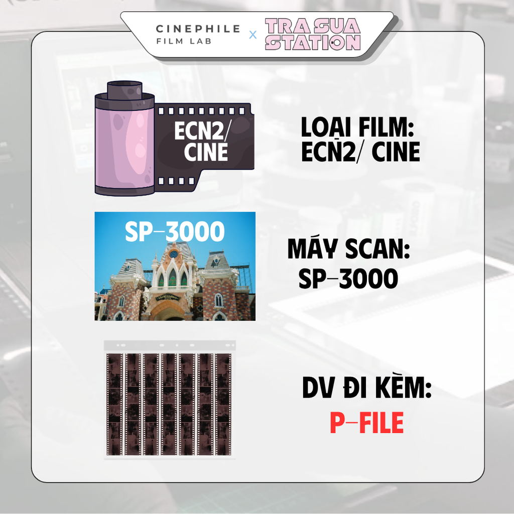 Tráng film Cinephile x Trà Sữa Station