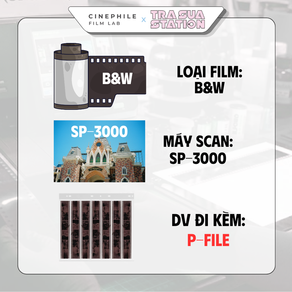 Tráng film Cinephile x Trà Sữa Station