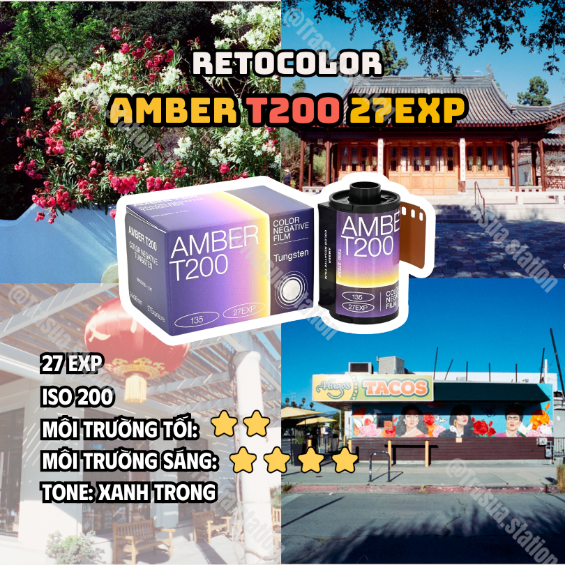 Film cuộn, Amber T200, T200 film 36 exp