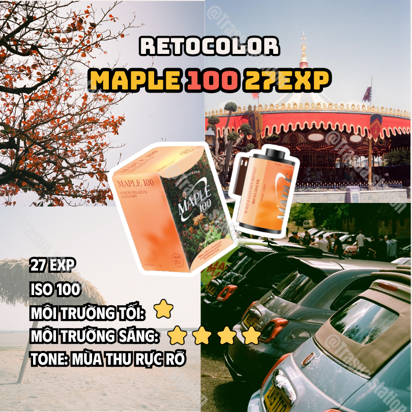 Film cuộn, Maple 100, Máy ảnh film