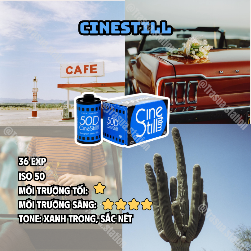 Phim chụp ảnh màu CINESTILL 50Daylight