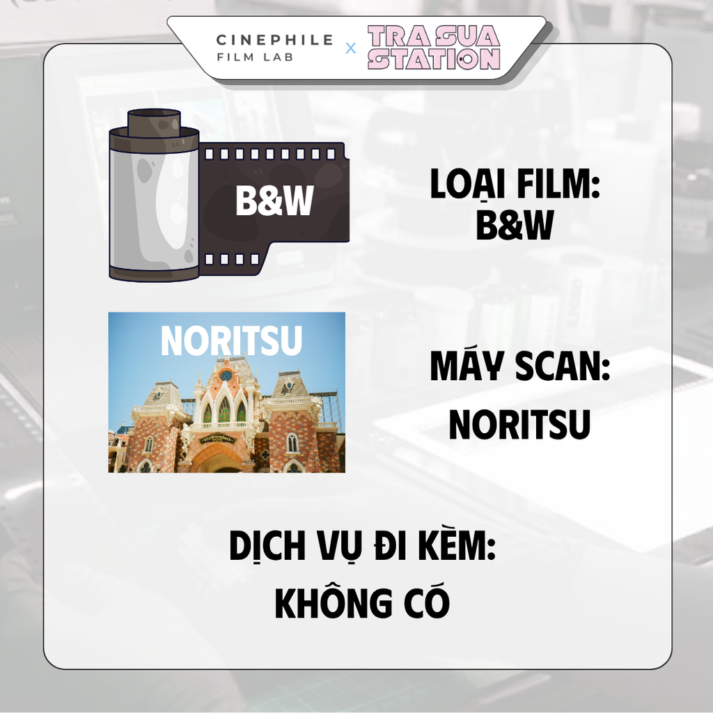 Tráng film Cinephile x Trà Sữa Station